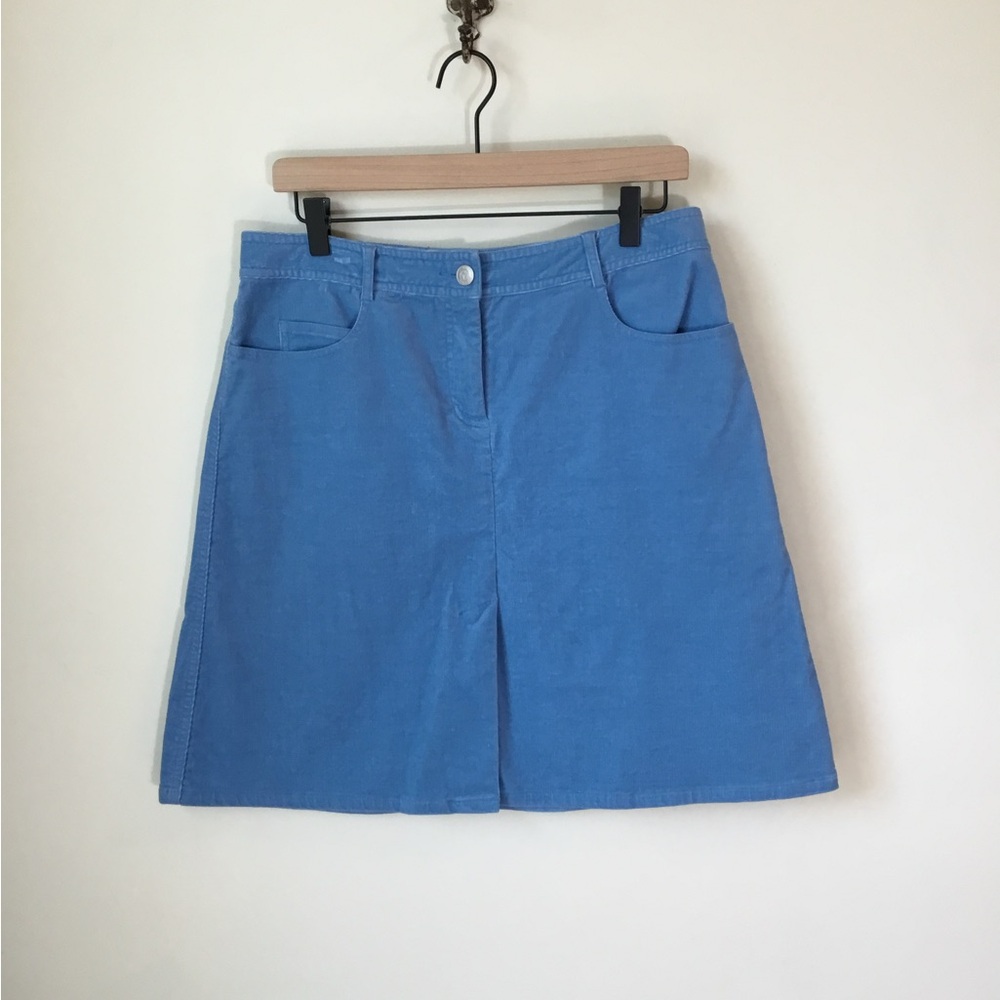 Lilly Pulitzer Vintage Blue Corduroy Skirt‎